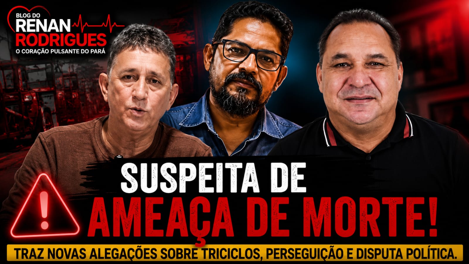 POLÊMICA EM SANTARÉM: ENTREVISTA TRAZ NOVAS ALEGAÇÕES SOBRE TRICICLOS, PERSEGUIÇÃO E DISPUTA POLÍTICA.
