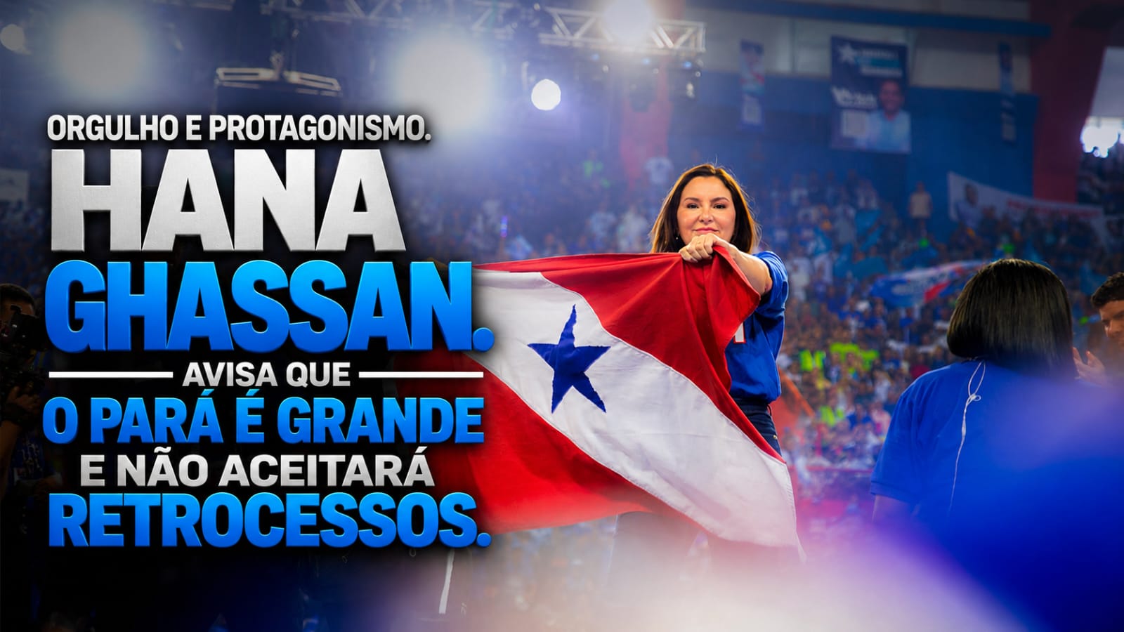 Hana Ghassan tem candidatura ao Governo do Pará oficializada pelo MDB e apresenta diretrizes para novo mandato.