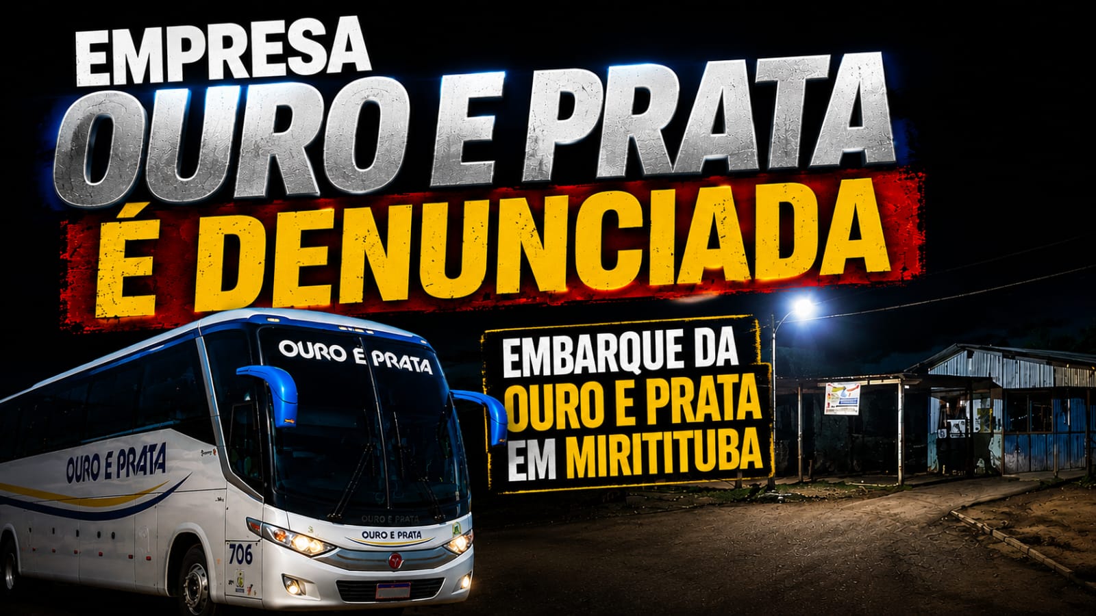 Denúncia de passageiro sobre embarque em Miritituba-Pa levanta debate sobre segurança e atendimento da Ouro e Prata.