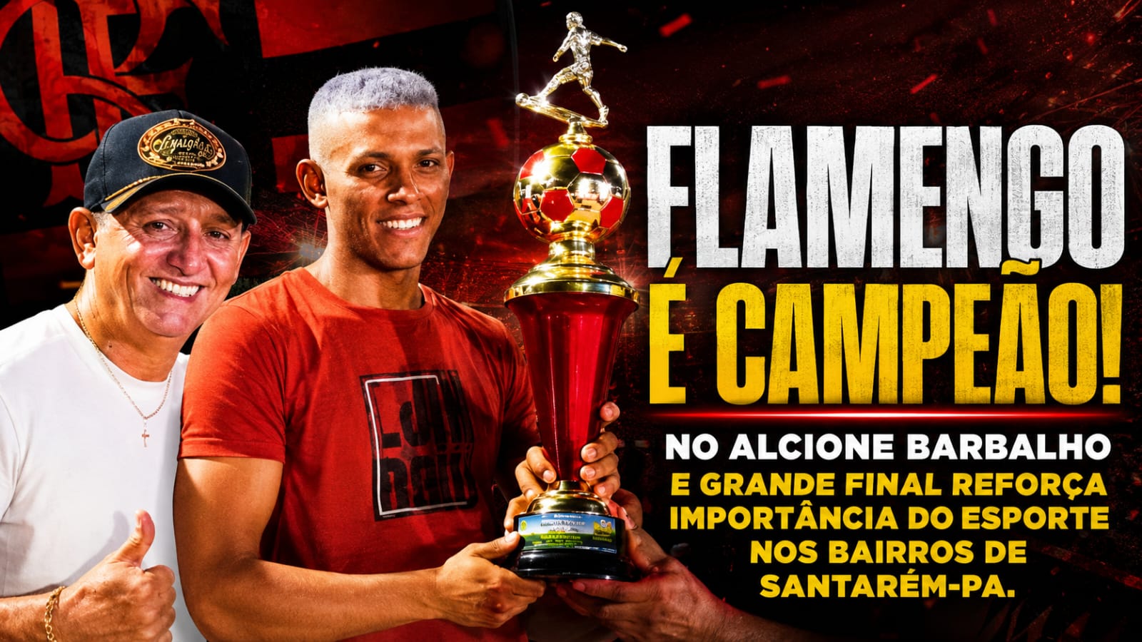 Flamengo é campeão no Alcione Barbalho e grande final reforça importância do esporte nos bairros de Santarém-Pa.