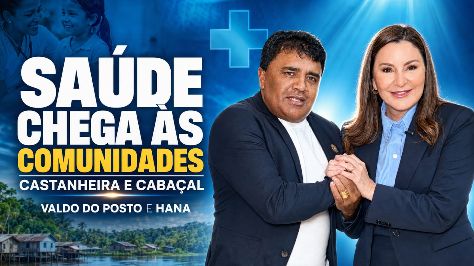 Gestão do prefeito Valdo do Posto leva grande ação de saúde às comunidades Castanheira e Cabaçal.